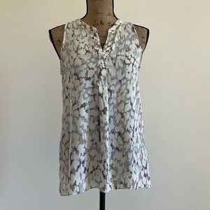 rachel zoe sleeveless v-neck blouse